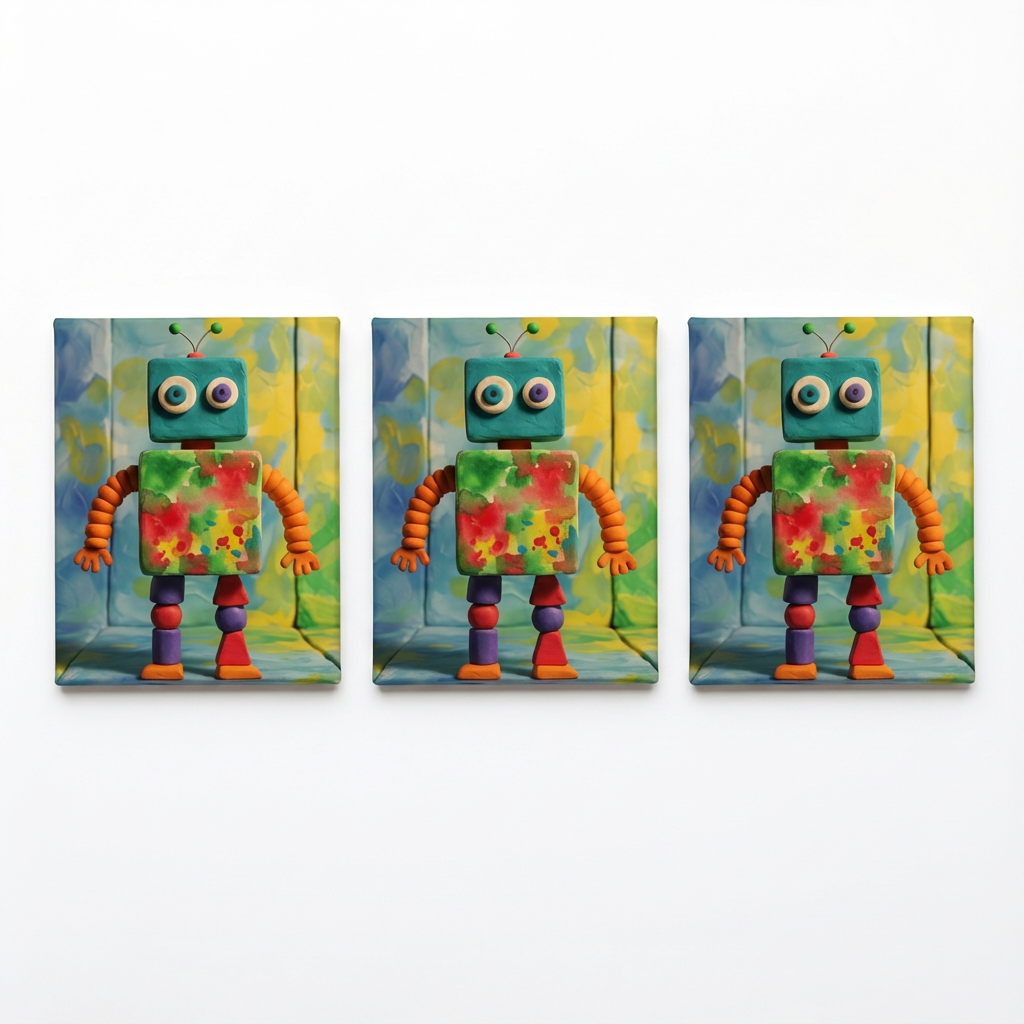 Custom Art Fridge Magnets (3-Pack)